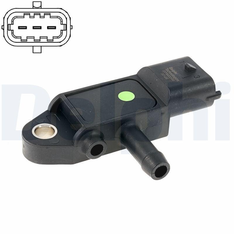 Delphi DPS00048-12B1 - Exhaust Pressure Sensor for Fiat Bravo II & Grande Punto — Vehicle Sensors & Switches