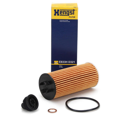 Hengst E833HD321 Mini Cooper F55-F56 Body Oil Filter — Oil Filters