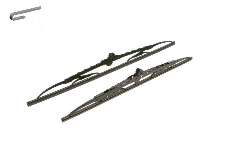 Bosch 3397001727 Wiper Set Twin Front 550-475 Fiat Marea 98-02 Ford Focus 99-05 — Wipers