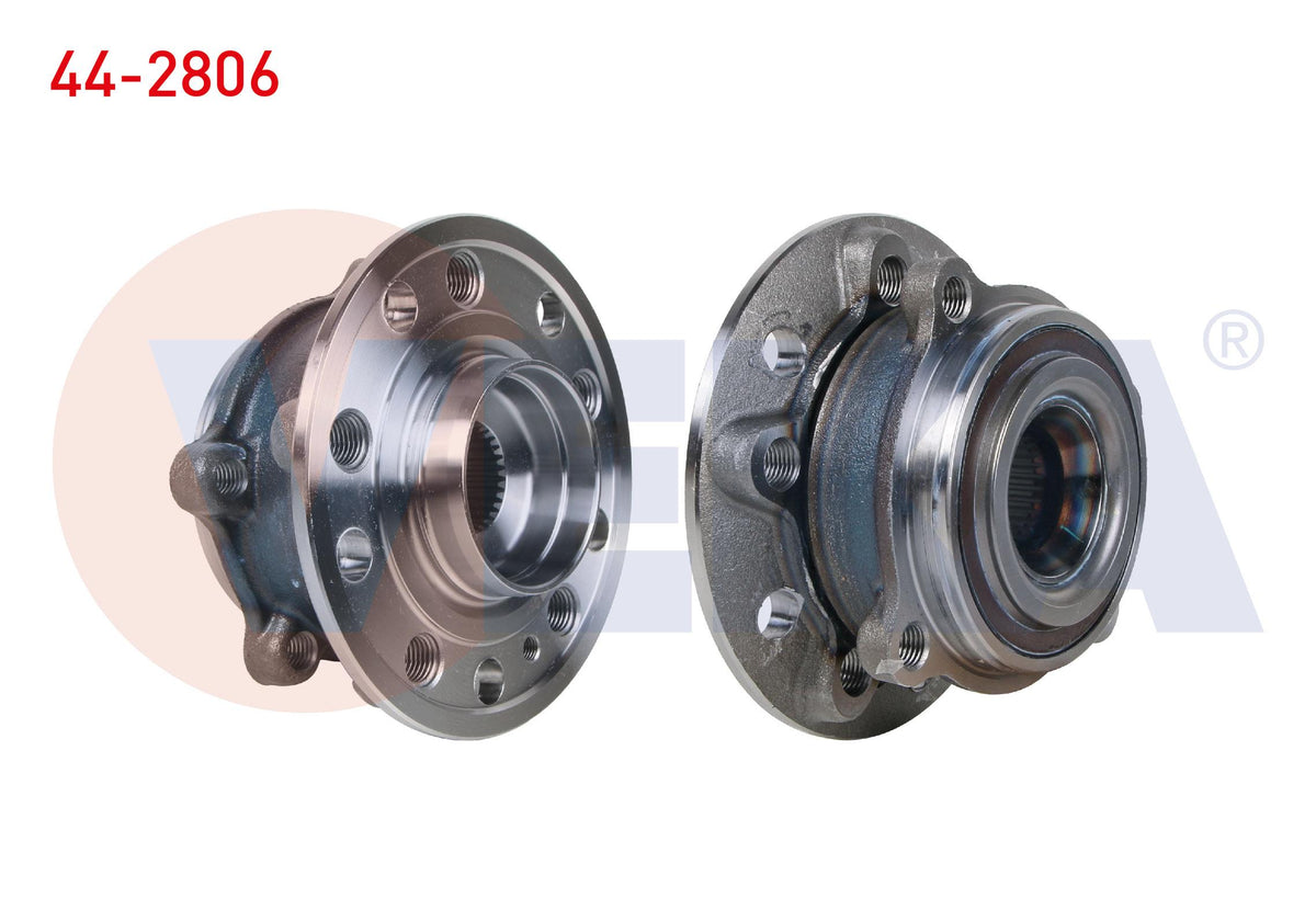 Veka 44-2806 Wheel Hub Left-Right Front with Bearing ABS li 5 Bjn Mercedes C Series (W205) 2014-/ E Series ( — Hub Assemblies