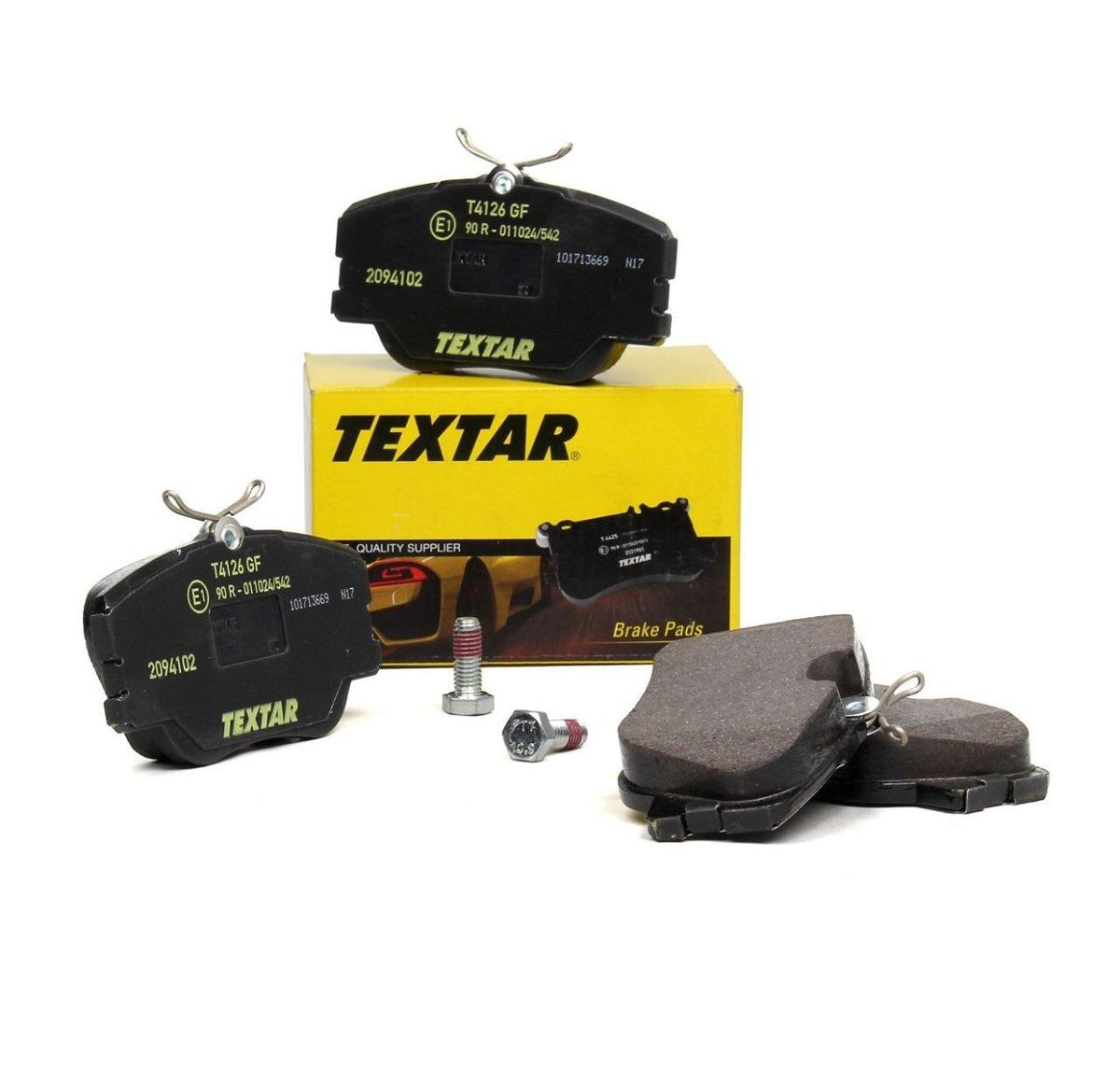 Textar 2094102 Mercedes W124 Body E200 Front Brake Pad Set — Brake Pads