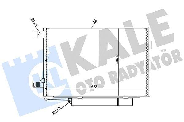 KALE 388000 Climate Radiator (Condenser) — Radiators & Fans