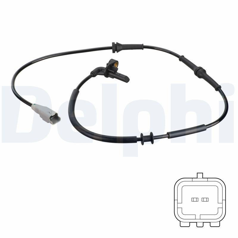 Delphi SS20761 ABS Sensor Rear Left Peugeot Partner/Berlingo/Xsara Picasso 97-15 — Brake Sensors & ABS