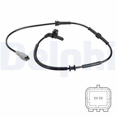Delphi SS20761 ABS Sensor Rear Left Peugeot Partner/Berlingo/Xsara Picasso 97-15 — Brake Sensors & ABS