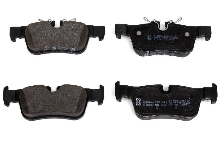 TRW GDB1344 Rear Brake Pad Set BMW E36 / E46 / E85 / Rover 75 99-05 (123mm) — Brake Pads