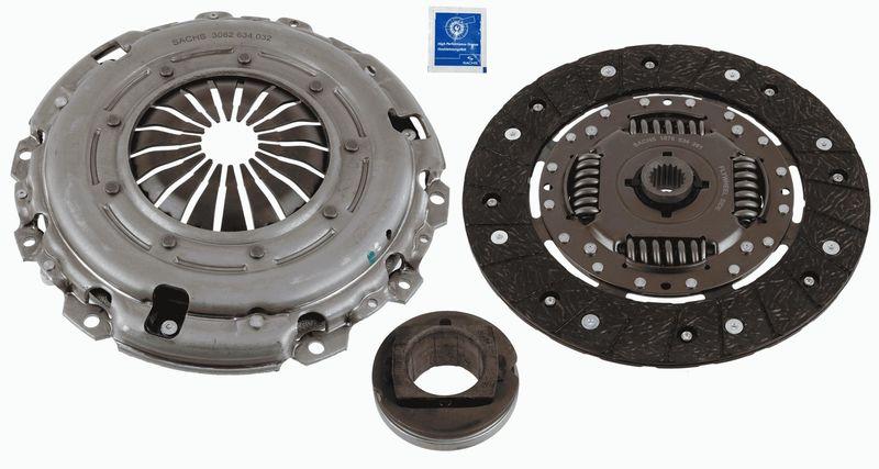 Sachs 3000951619 Clutch Kit + Bearing C3 C4 C5 206 207 307 308 407 1007 3008 5008 Partner Tepee Dv6 1.6Hd — Clutch & Flywheel