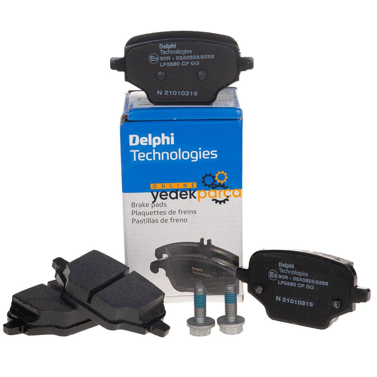 Delphi Rear Brake Pads - Compatible with Opel Combo E 2020 and Later