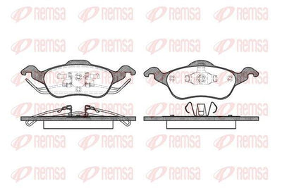 REMSA 0691.00 Brake Pad Focus I Daw. Dbw. Dfw. Dnw 10 98 — Brake Pads