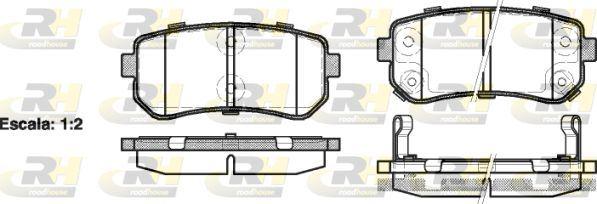 ROADHOUSE 21209.02 Brake Pad Accent III Mc 10 05 — Brake Pads