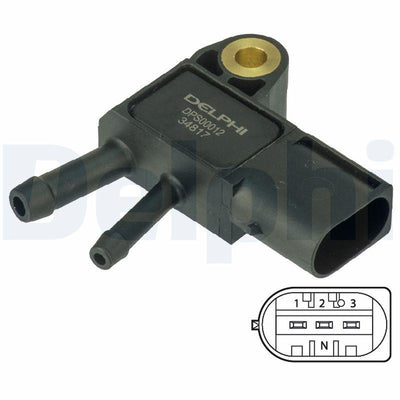 Delphi DPS00012 Pressure Sensor Exhaust 05-A-Series (W169) C-Series (W203-W204) E-Series (W211-W — Vehicle Sensors & Switches