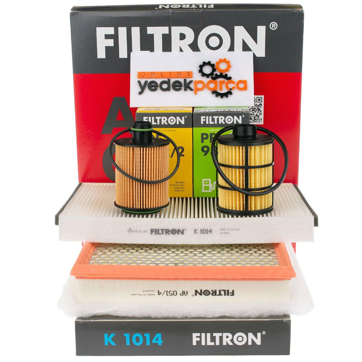 Filtron Opel Astra H Filtron 1.3 Diesel Scheduled Service Filter Set (Oil Filter Ufi Tip) — Maintenance & Service Kits