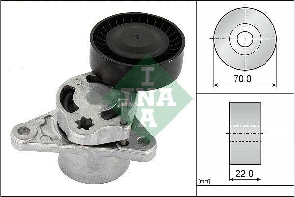 INA 534070910 Belt Tensioner Pulley - Compatible with W205, W213, W222 — Pulleys & Tensioners