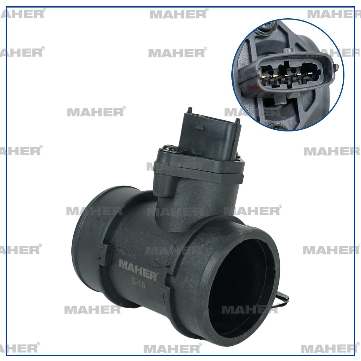 MAHER 28116 Sensor Air Flow Astra G / Astra H / Corsa C 04-07 Z10xep-Z12xep-Z14xep 5 Pin Oval Socket