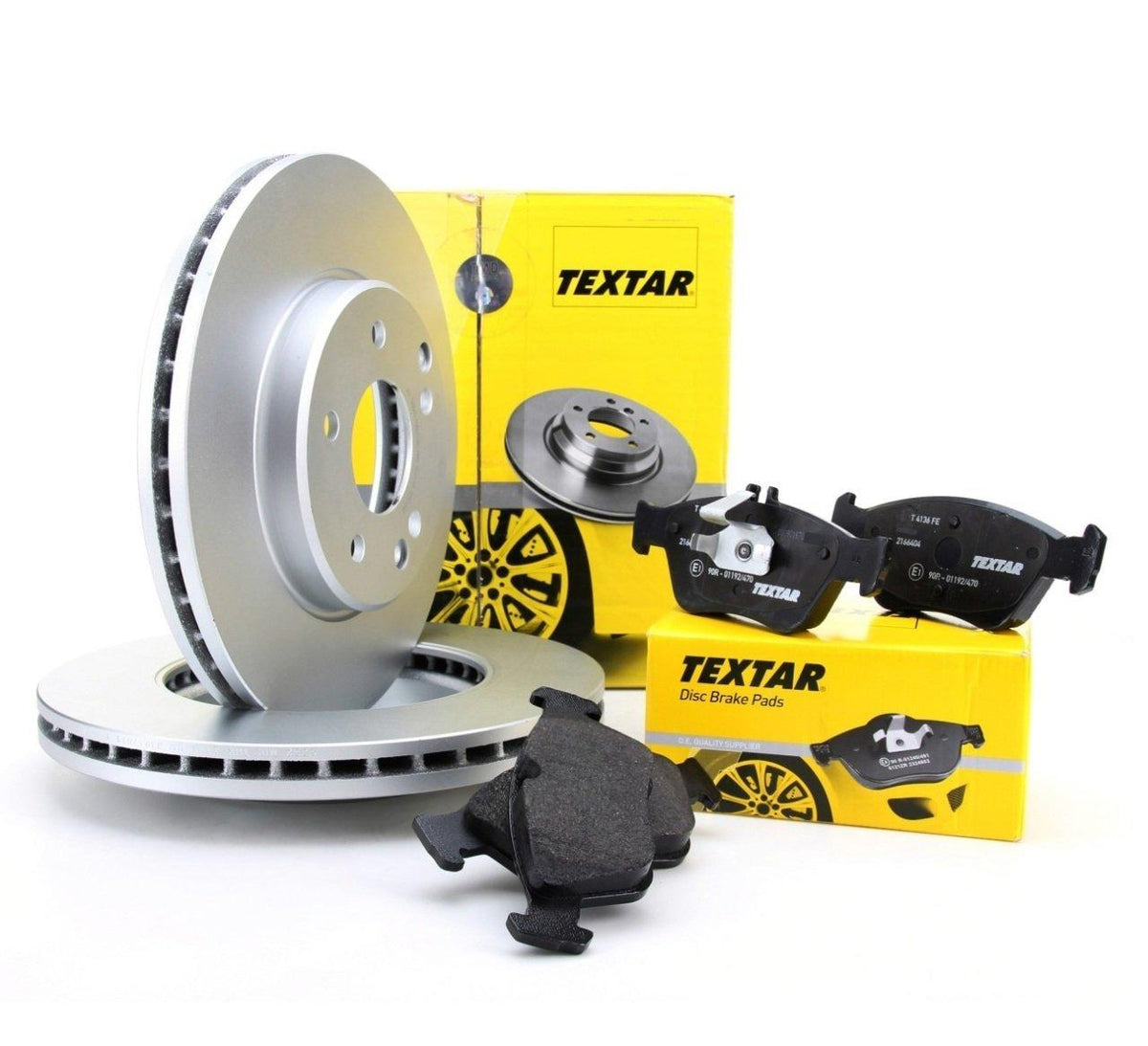 Textar Mercedes W204 C200 - C220 CDI Front Brake Disc and Pad Kit — Brake Rotors & Drums