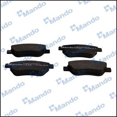Mando MBF015169 Brake Pad Front 03-Palio-Albea-Evo-Crs.D 1.3Mjet-Fs — Brake Pads