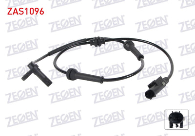 Zegen ZAS1096 ABS Sensor Front Left-Right Fiat Linea 07-/ Fiorino 07-/ Bipper 08-/ Nemo 08 — Brake Sensors & ABS