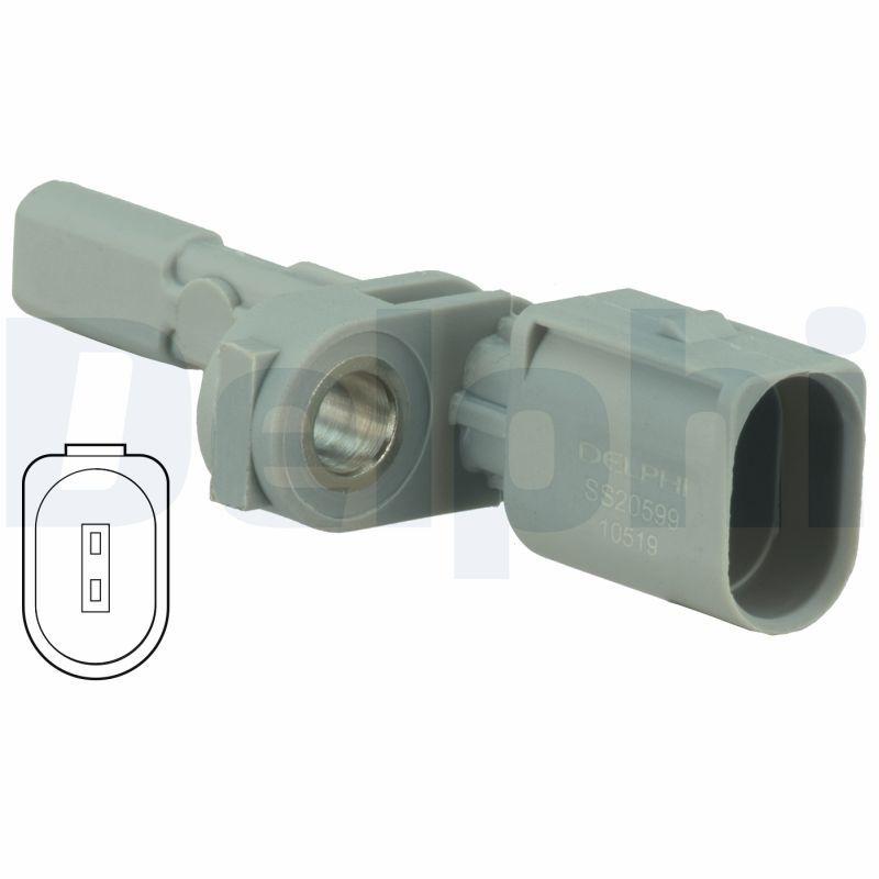 Delphi SS20599 ABS Sensor Rear Caddy/Crafter/Golf VII/Octavia/Passat/Superb/Tiguan/Touran — Brake Sensors & ABS
