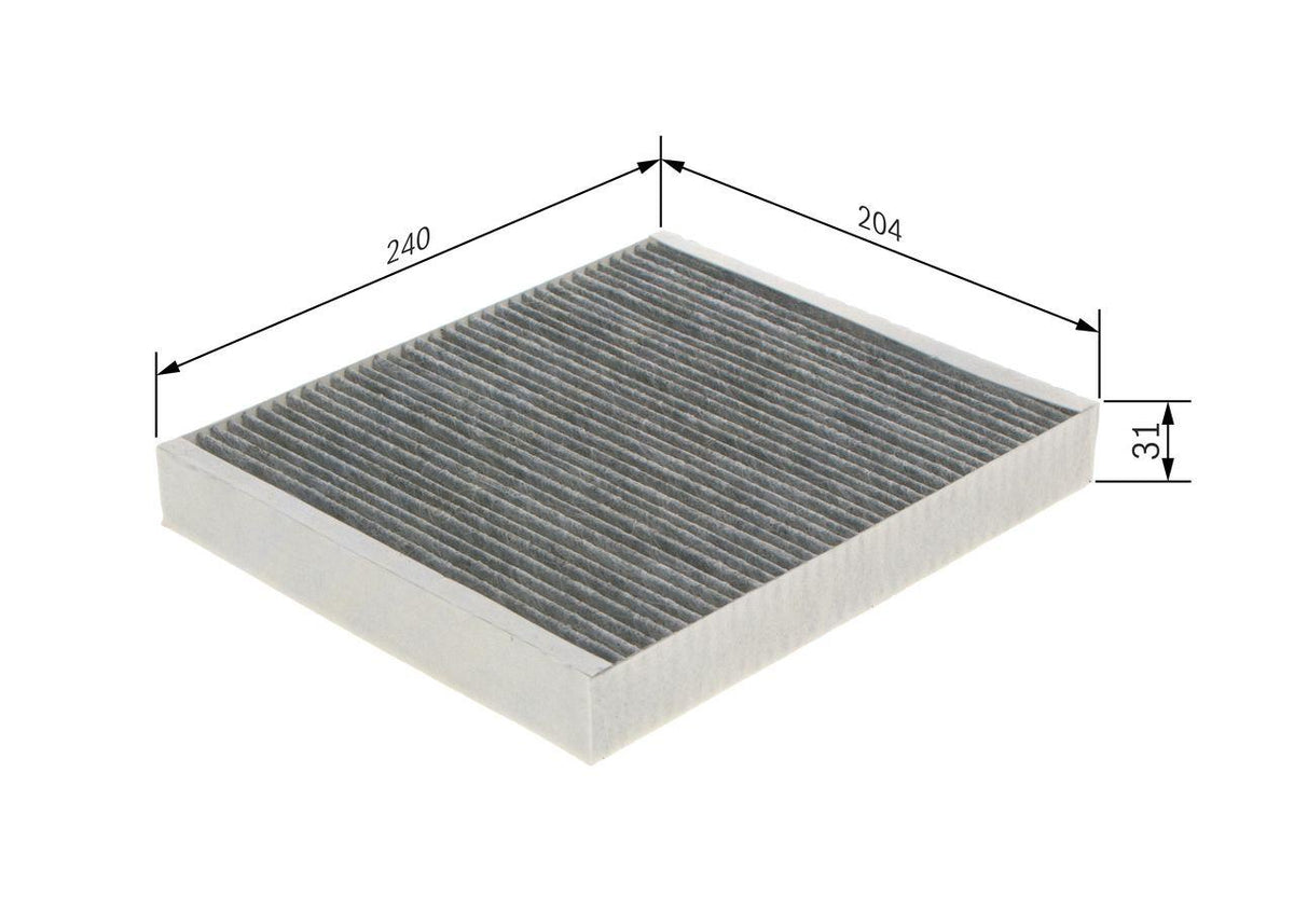 Bosch 1987435575 Cabin Air Filter Astra K Insignia B Mokka Meriva B with Carbon — Air & Cabin Filters