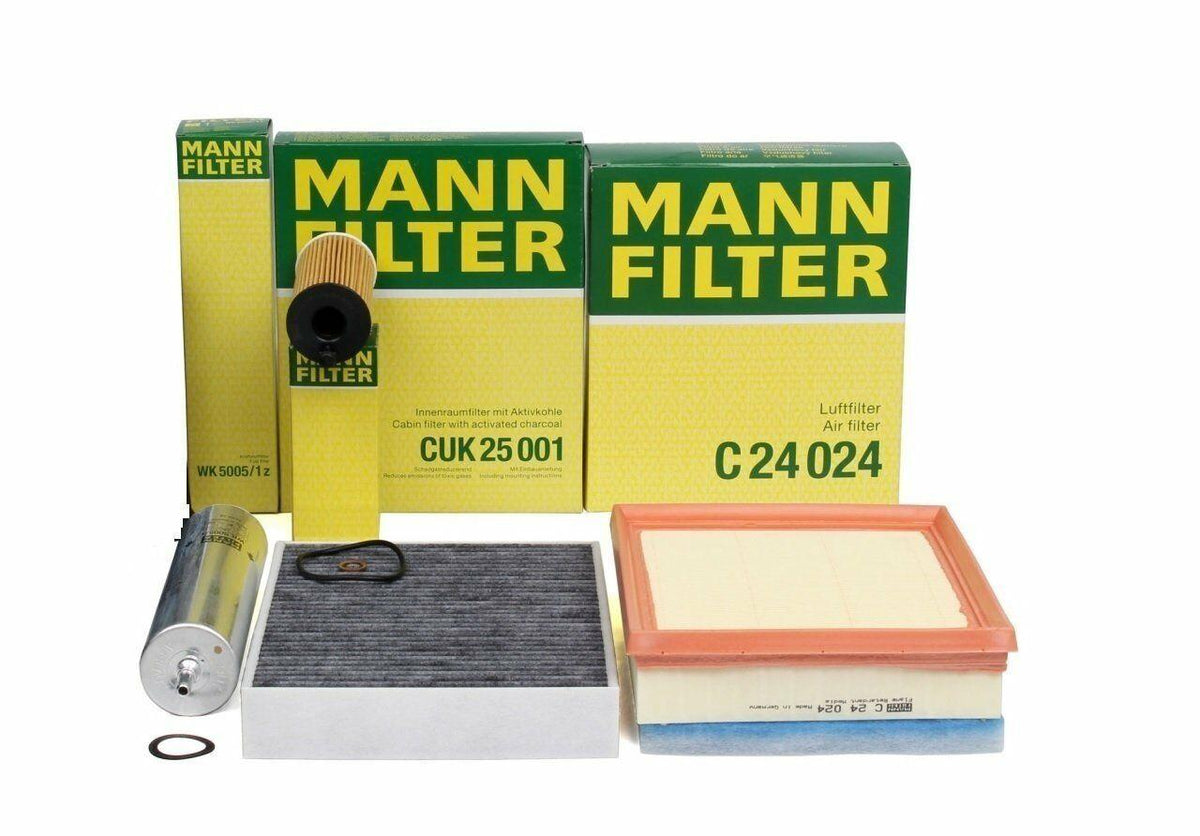 MANN BMW F22 220d 2014+ Periodic Maintenance Filter Set - Compatible with B37 Engine — Maintenance & Service Kits