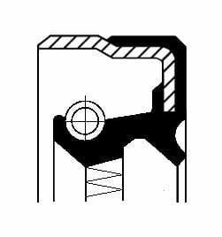CORTECO 01034591B - Differential Seal for 609/709/711 — Differential & Transfer
