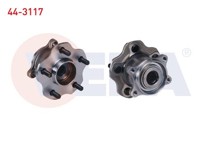 Veka 44-3117 Wheel Hub Left-Right Rear with Bearing Nissan Qashqai (J10) 1.5 dCi 5 Lug 2007-2014 — Hub Assemblies