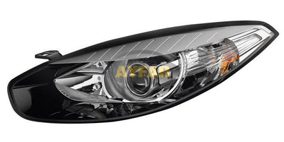 Ayfar 202295 Headlight Left with Motor Black with Frame with Lens Renault Fluence 2013-> Facelift Body
