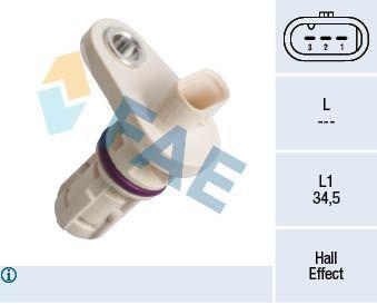 FAE 79395 Crankshaft Speed Sensor Opel Astra J Corsa D/E Aveo Insignia A Mokka X Meriva B Zafira C A14NET-XER