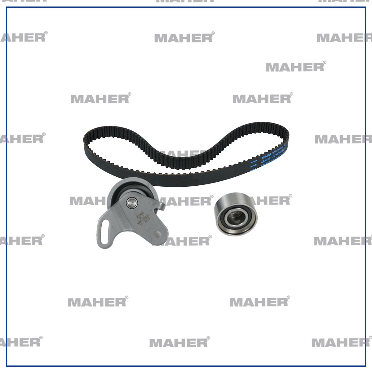MAHER 35215 Timing Belt Kit Hyundai Accent 00-02 1.5 / 03-06 1.6 / 06= Era 1.4-1.6 / Getz 06= 1.4 / 105 Teeth (Gmb wi — Belts