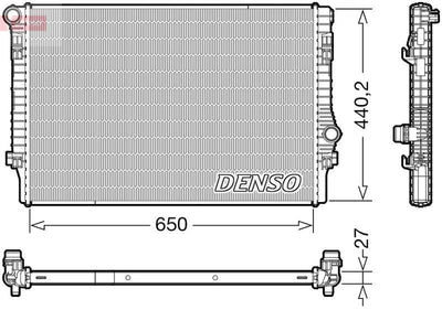 Denso DRM32049 Water Radiator Brazing VW Golf VII 2.0 12-Passat 15-Audi A3 1.8 2.0 TFSI 12 — Radiators & Fans