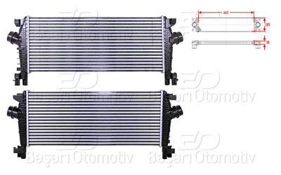 Wisco 2113732-00 Turbo Radiator (Intercooler) 665X285x30 Opel Astra J Insignia Zafira C 1.6 SDI 12 > — Radiators & Fans