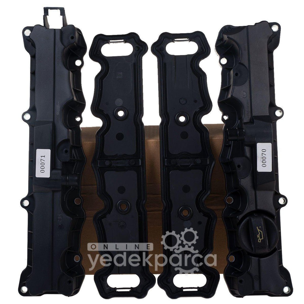 Citroen C-Elysee 1.6 VTi Valve Cover Set - Includes 2 Valve Covers & Gaskets — Citroën, Covers & Protection