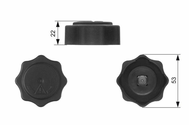 GATES RC229 - Radiator Diameter for Honda Civic, Toyota Corolla & Suzuki Vitara — Radiators & Fans