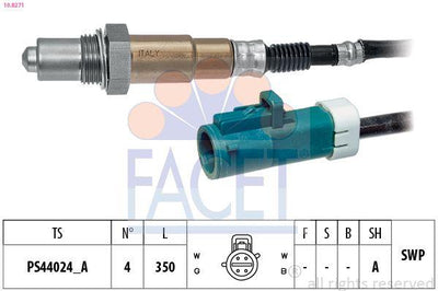 Facet 10.8271 Oxygen Sensor Focus II Cmax 07 1.6 Zetec Efı 1.6TI Vct Pfı 16V — Oxygen & Air-Fuel