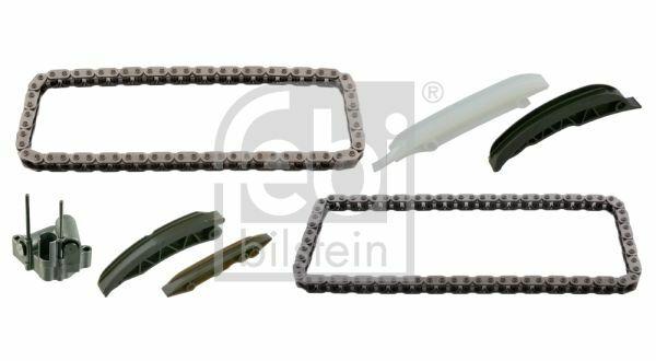 FEBI 49555 Excahntric Timing Chain Set with 2 Chains, 4 Guides and 2 more models — Pulleys & Tensioners