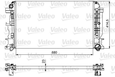 Valeo 734926 Radiator Mercedes Sprinter 06> / Volkswagen Crafter 06> — Radiators & Fans