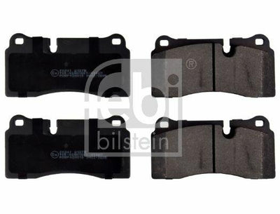 FEBI Rear Brake Pads for Audi Q7 2007-2015 - Disc Brake Set for TDI and TFSI Models