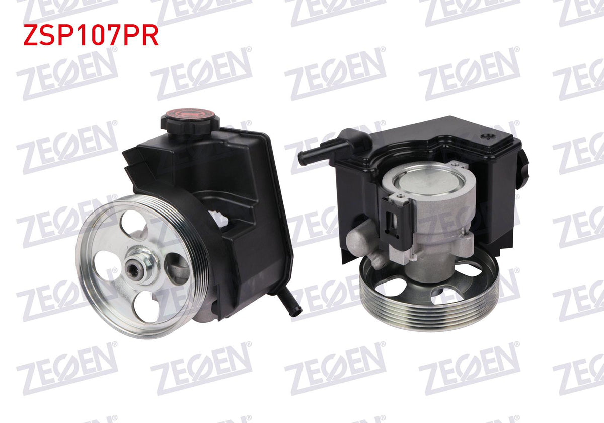 Zegen ZSP107PR Power Steering Pump 100 Bar with Pulley 125mm 6Pk Depolu Peugeot Partner 2.0 HDi 1996-2 — Steering Rack & Pump