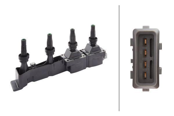 HELLA 5DA193175-731 - Ignition Coil for Peugeot 206 207 307 — Coils & Plugs