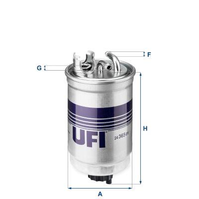 Ufi 24.365.01 Diesel Filter Golf Passat T.Porter OE