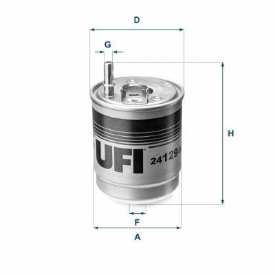 UFI Fuel Filter for i30 1.6 CRDi — Fuel Delivery