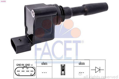 FACET Ignition Coil 9.6535 - Compatible with VW 1.5 TSI Models — Coils & Plugs