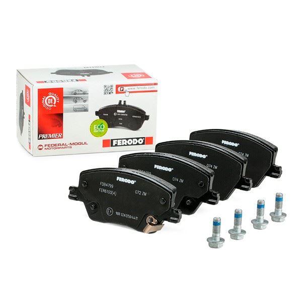 Ferodo FDB4799W Front Brake Pad Fiat Egea 1.3 / 1.4 / 1.6D Multijet 15 — Brake Pads