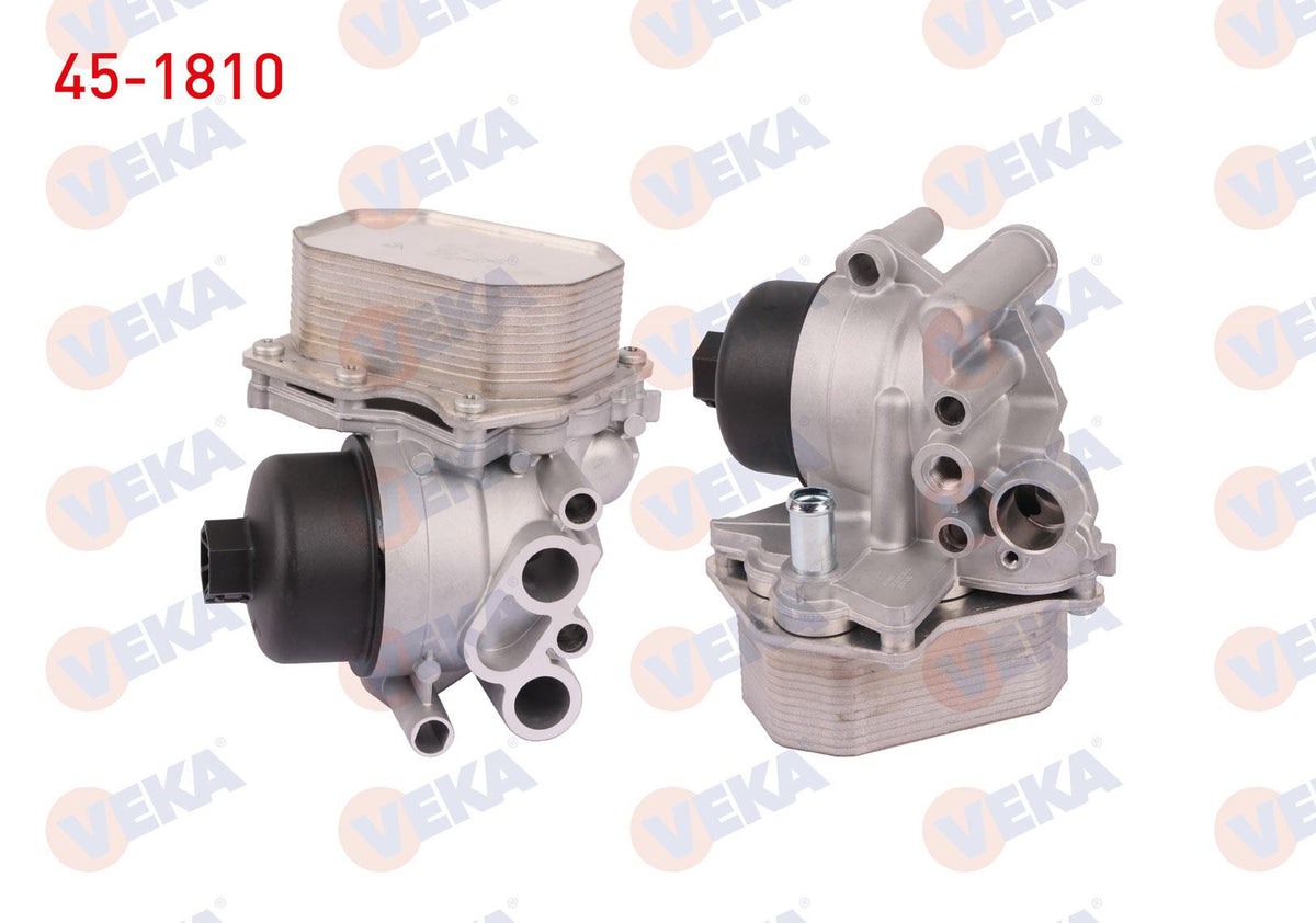 Veka 45-1810 Oil Cooler Complete Paper with Filter Peugeot Boxer III 2.2 HDi 2006-2014 / Fiat Ducato 2.2 Mjt 200 — Oil System