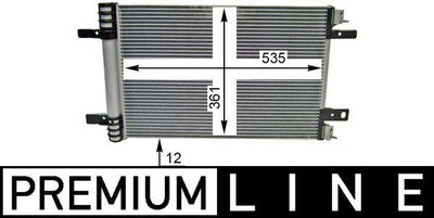 Mahle AC886000P A/C Condenser P308/P3008/P508/P5008/Partner/Expert/Traveller 1.5-2.0 BlueHDi — Condensers & Evaporators