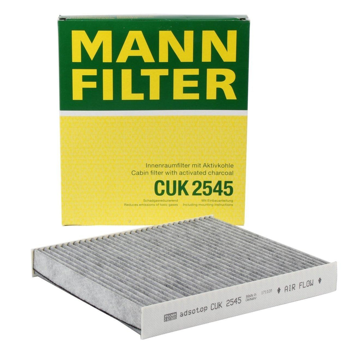 Mann Carbon Cabin Filter - Compatible with Skoda Fabia 2008 and Later — Air & Cabin Filters