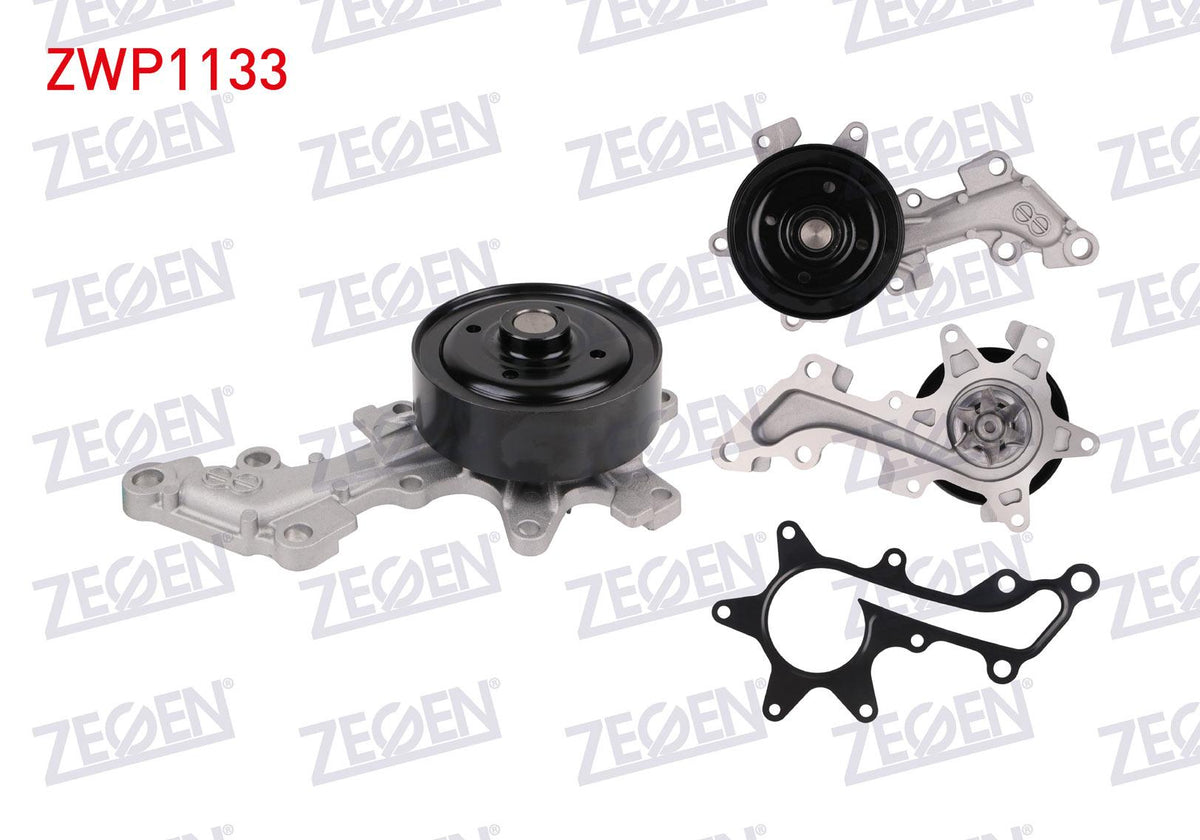 Zegen ZWP1133 Water Pump Toyota Corolla 1.33 2012-/ Auris 1.33 2012-/ Auris 1.33 Dual-Vvt-I 2007-2012 / Yaris 1.33 2011-/ Corolla 1.33 2007-2012 / Auris 1.33 Dual-Vvt-I 2012