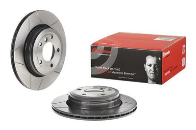Brembo 09.9425.75 Brake Disc Rear Grooved BMW E60 61 63 64 03-11 Set of 2 — Brake Rotors & Drums