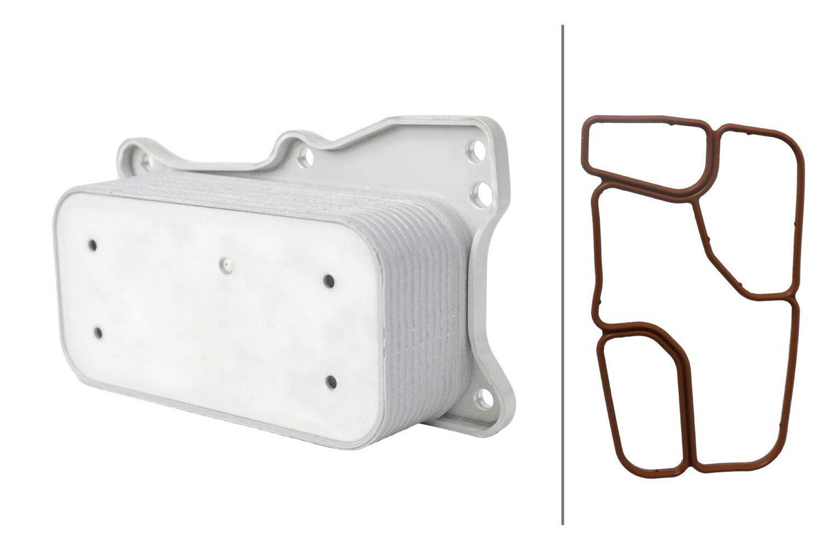 Hella 8MO366360-721 Oil Cooler (M272) W203 05 > 07 W204 07 > 14 C209 05 > 09 C219 06 > 10 W211 06 > 08 W212 09 > — Oil System