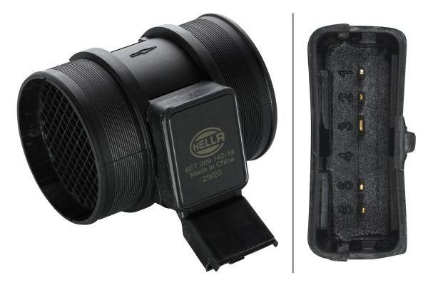 Hella 8ET009142-141 Mass Air Flow Sensor 00-Pt.206-306-307-Partner-Brl-Bxr-Dct-Jmp 1.9-2.0Hdi — Engine Management Sensors