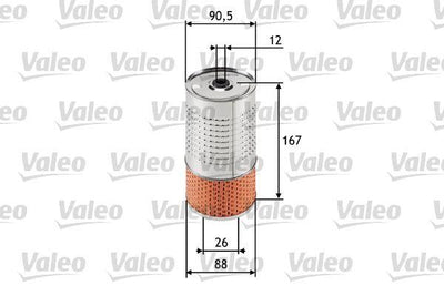 Valeo 586518 Oil Filter (Mercedes Om601-602-603 C200 / E200 / 190D) — Oil Filters